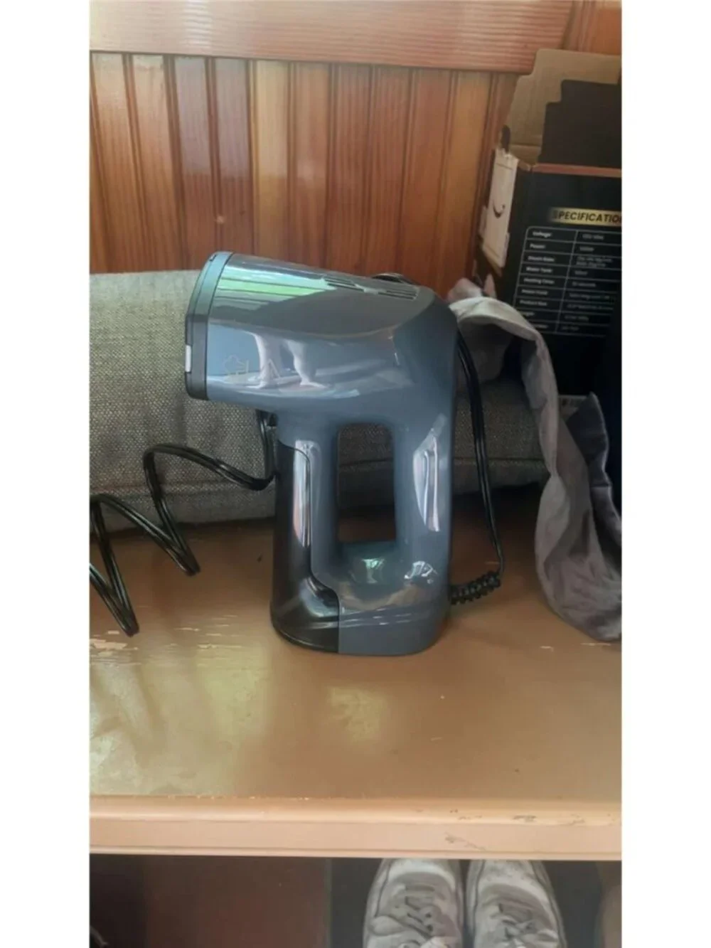 Vacuum Steamer for Clothes,1200W 2-in-1 Steamer & Iron, 3500Pa Suction Handheld